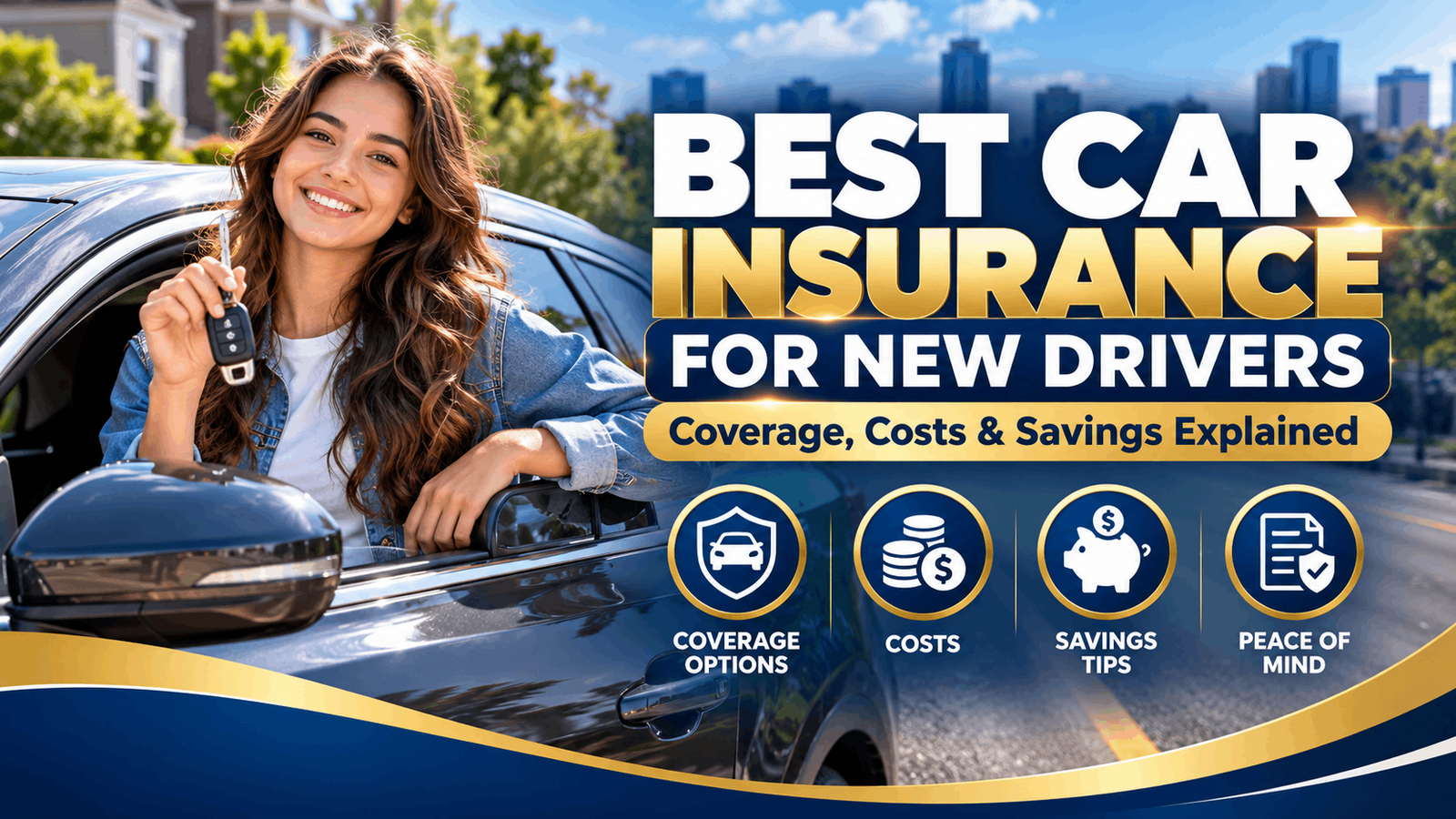 best car insurance for new drivers coverage costs and savings explained