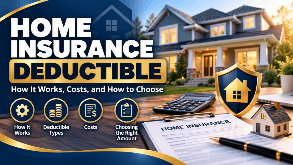 Home insurance deductible explained with claim costs, deductible options, and tips for choosing the right amount