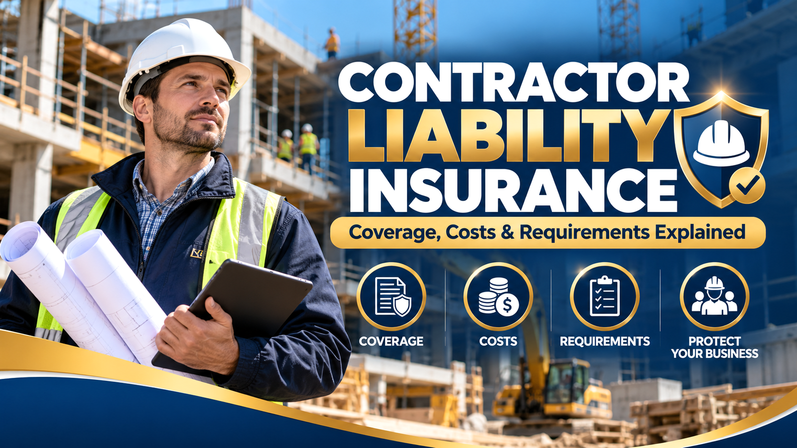 contractor liability insurance coverage costs and requirements for construction businesses